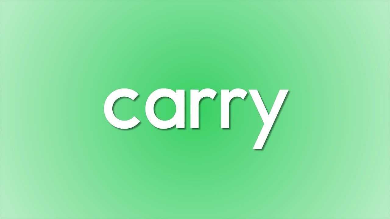 Фразовый глагол carry - 15 значений фразовых глаголов с видео примерами